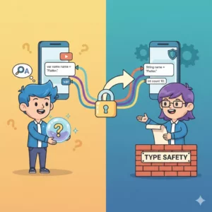 flutter var이 편한데 타입을 명시하는 이유