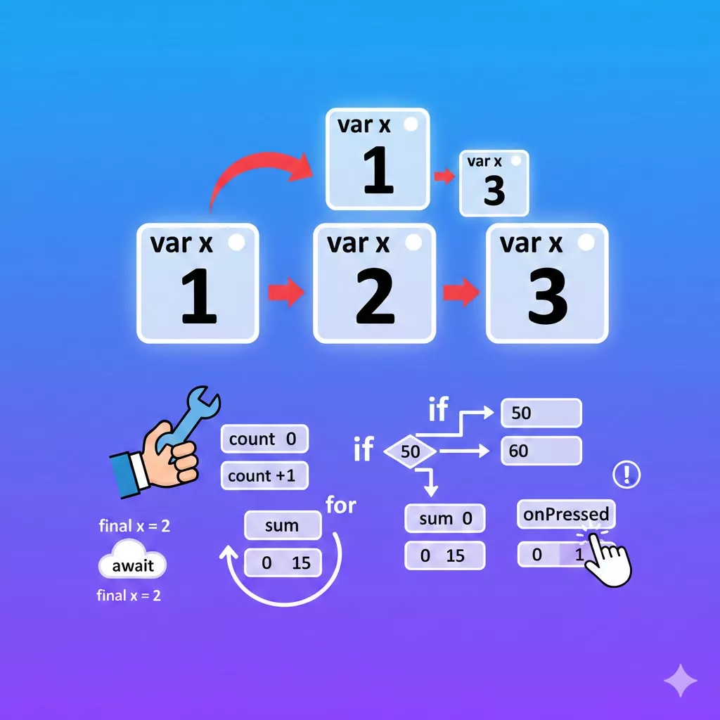 Flutter(Dart) 변수 값 변경 방법