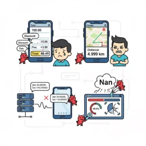 앱 개발에서 실수 표현