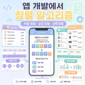 앱 개발에서 정렬 직접 사용해본 후기